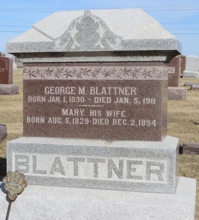 BLATTNER, MARY - Jasper County, Iowa | MARY BLATTNER 