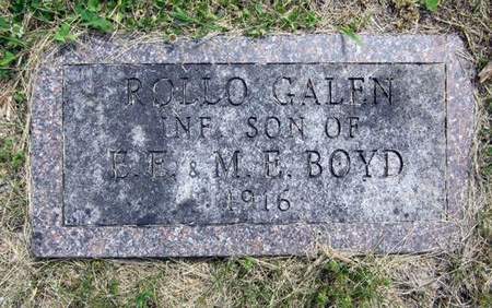 BOYD, ROLLO GALEN - Jasper County, Iowa | ROLLO GALEN BOYD 
