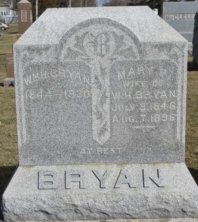 BRYAN, WILLIAM H. - Jasper County, Iowa | WILLIAM H. BRYAN 
