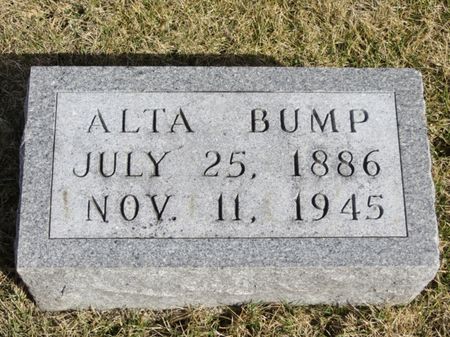 BUMP, ALTA - Jasper County, Iowa | ALTA BUMP 