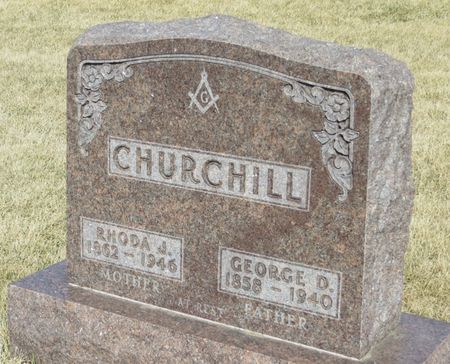 CHURCHILL, RHODA J. - Jasper County, Iowa | RHODA J. CHURCHILL 