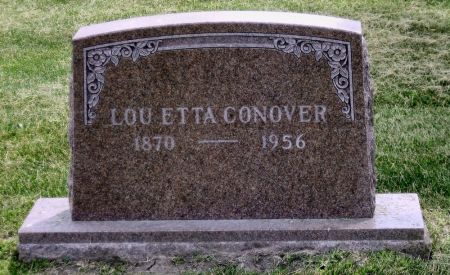 CONOVER, LOU ETTA - Jasper County, Iowa | LOU ETTA CONOVER 