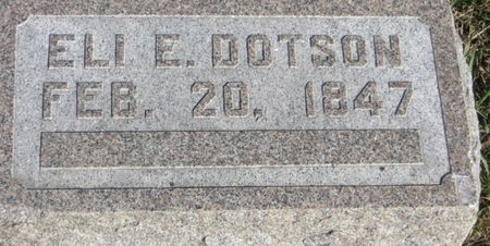 DOTSON, ELI E. - Jasper County, Iowa | ELI E. DOTSON 