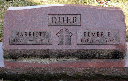 DUER, HARRIETT - Jasper County, Iowa | HARRIETT DUER 