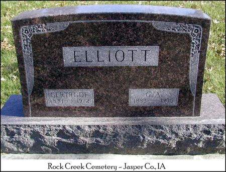 ELLIOTT, GEORGE A. - Jasper County, Iowa | GEORGE A. ELLIOTT 