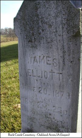 ELLIOTT, JAMES - Jasper County, Iowa | JAMES ELLIOTT 