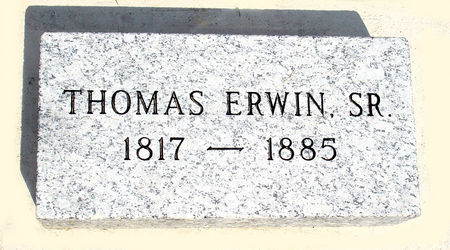 ERWIN SR., THOMAS - Jasper County, Iowa | THOMAS ERWIN SR. 