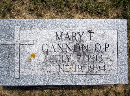 GANNON, MARY E. - Jasper County, Iowa | MARY E. GANNON 