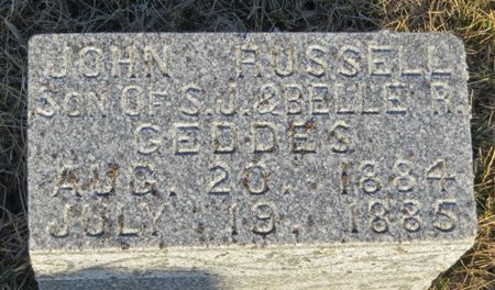 GEDDES, JOHN RUSSELL - Jasper County, Iowa | JOHN RUSSELL GEDDES 