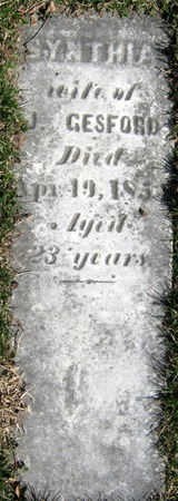 GESFORD, SYNTHIA - Jasper County, Iowa | SYNTHIA GESFORD 