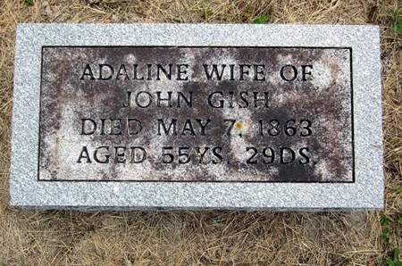 GISH, ADALINE - Jasper County, Iowa | ADALINE GISH 