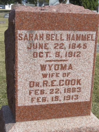 HAMMEL, SARAH BELL - Jasper County, Iowa | SARAH BELL HAMMEL 