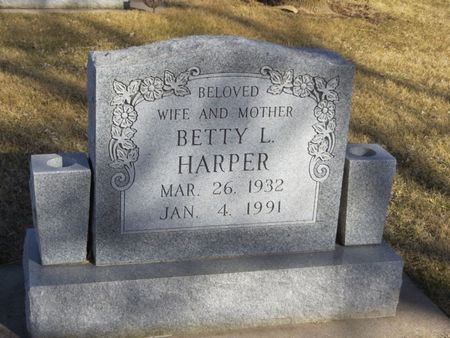 HARPER, BETTY L. - Jasper County, Iowa | BETTY L. HARPER 