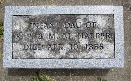 HARPER, INFANT DAUGHTER - Jasper County, Iowa | INFANT DAUGHTER HARPER 