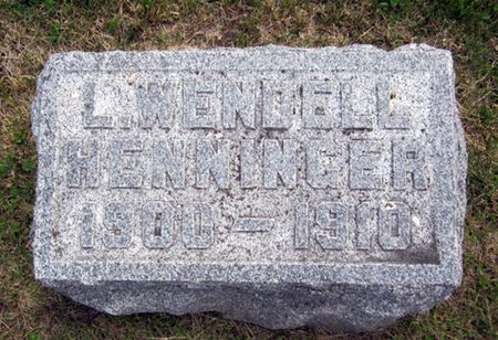 HENNINGER, L. WENDELL - Jasper County, Iowa | L. WENDELL HENNINGER 