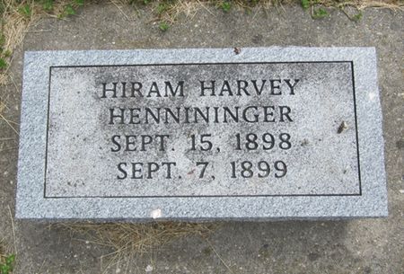 HENNININGER, HIRAM - Jasper County, Iowa | HIRAM HENNININGER 