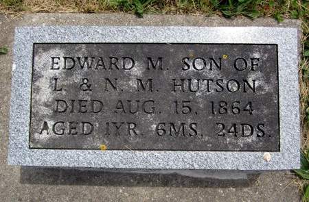 HUTSON, EDWARD M. - Jasper County, Iowa | EDWARD M. HUTSON 