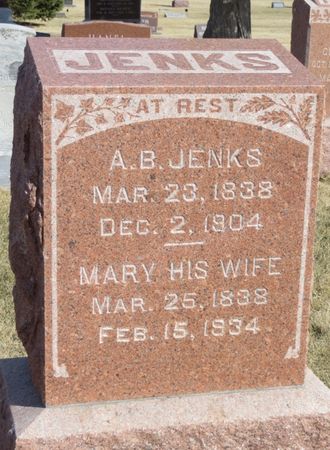 JENKS, A.B. - Jasper County, Iowa | A.B. JENKS 