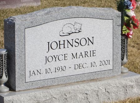JOHNSON, JOYCE MARIE - Jasper County, Iowa | JOYCE MARIE JOHNSON 