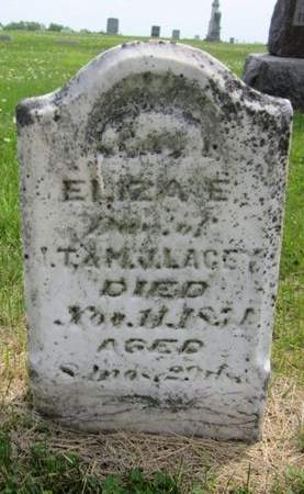 LACEY, ELIZA - Jasper County, Iowa | ELIZA LACEY 