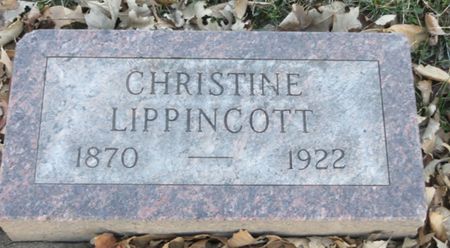 LIPPINCOTT, CHRISTINE - Jasper County, Iowa | CHRISTINE LIPPINCOTT 