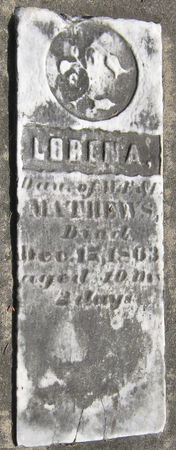 MATHEWS, LORENA - Jasper County, Iowa | LORENA MATHEWS 