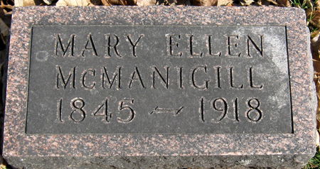 MCMANIGILL, MARY ELLEN - Jasper County, Iowa | MARY ELLEN MCMANIGILL 