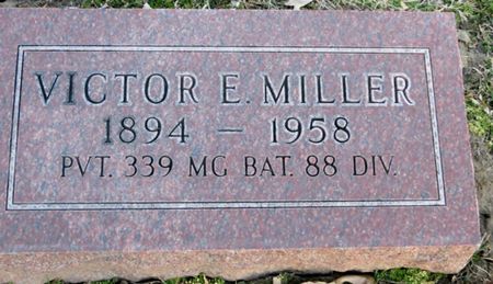 MILLER, VICTOR E. - Jasper County, Iowa | VICTOR E. MILLER 