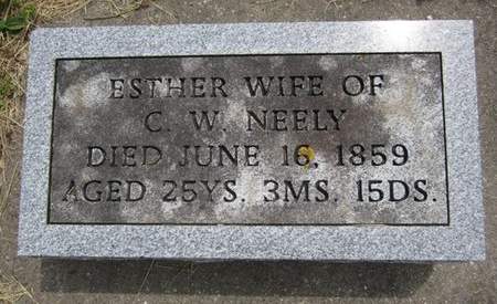 NEELY, ESTHER - Jasper County, Iowa | ESTHER NEELY 