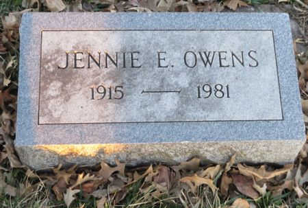 OWENS, JENNIE E. - Jasper County, Iowa | JENNIE E. OWENS 