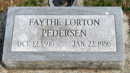 LORTON PEDERSEN, FAYTHE - Jasper County, Iowa | FAYTHE LORTON PEDERSEN 