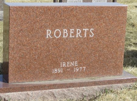 ROBERTS, IRENE - Jasper County, Iowa | IRENE ROBERTS 