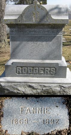 RODGERS, FANNIE - Jasper County, Iowa | FANNIE RODGERS 