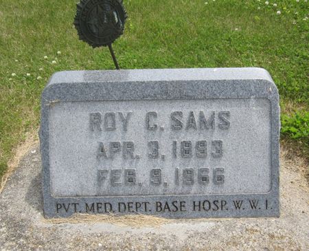 SAMS, ROY C. - Jasper County, Iowa | ROY C. SAMS 