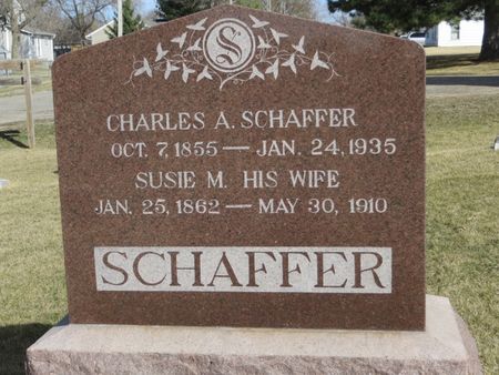 SCHAFFER, CHARLES A. - Jasper County, Iowa | CHARLES A. SCHAFFER 