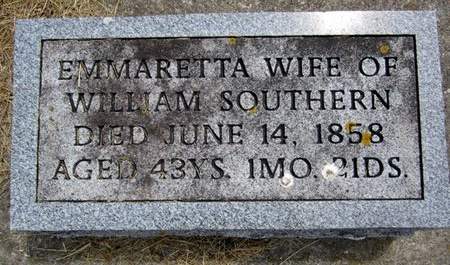 SOUTHERN, EMMARETTA - Jasper County, Iowa | EMMARETTA SOUTHERN 