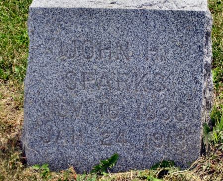 SPARKS, JOHN HAWKINS - Jasper County, Iowa | JOHN HAWKINS SPARKS 