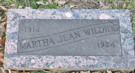 WILDING, MARTHA JEAN - Jasper County, Iowa | MARTHA JEAN WILDING 
