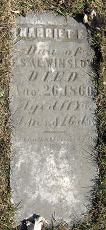 WINSLOW, HARRIET F. - Jasper County, Iowa | HARRIET F. WINSLOW 