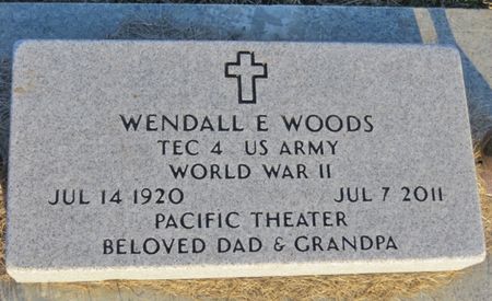 WOODS, WENDALL E. - Jasper County, Iowa | WENDALL E. WOODS 