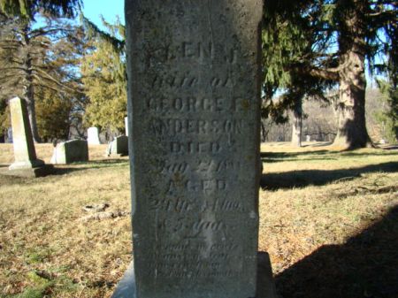 DOUGLAS ANDERSON, ELLEN J - Jefferson County, Iowa | ELLEN J DOUGLAS ANDERSON 