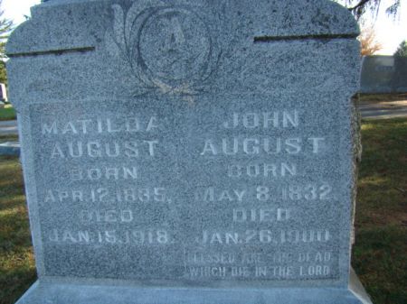 AUGUST, JOHN - Jefferson County, Iowa | JOHN AUGUST 