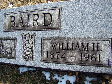 BAIRD, WILLIAM H - Jefferson County, Iowa | WILLIAM H BAIRD 
