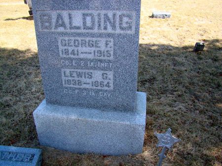 BALDING, LEWIS G - Jefferson County, Iowa | LEWIS G BALDING 