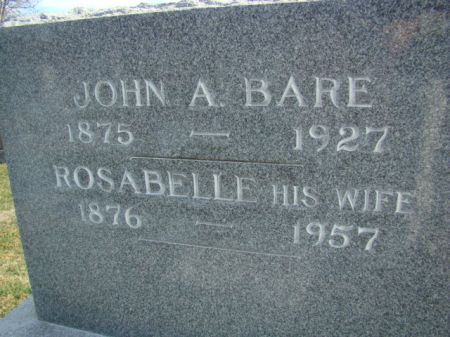 CANTERBURY BARE, ROSABELLE - Jefferson County, Iowa | ROSABELLE CANTERBURY BARE 