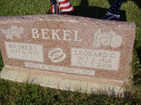 CLARK BEKEL, MILDRED LOUISE 'MILLIE' - Jefferson County, Iowa | MILDRED LOUISE 'MILLIE' CLARK BEKEL 