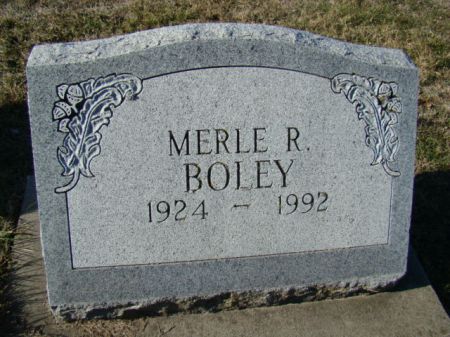 BOLEY, MERLE RAYMOND - Jefferson County, Iowa | MERLE RAYMOND BOLEY 