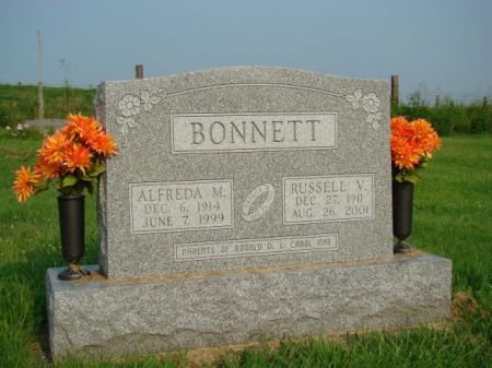 BERRYMAN BONNETT, ALFREDA M - Jefferson County, Iowa | ALFREDA M BERRYMAN BONNETT 