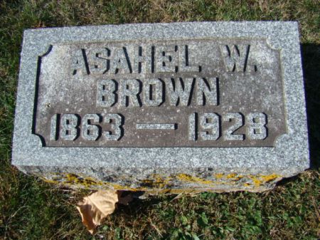 BROWN, ASAHEL WALKER - Jefferson County, Iowa | ASAHEL WALKER BROWN 