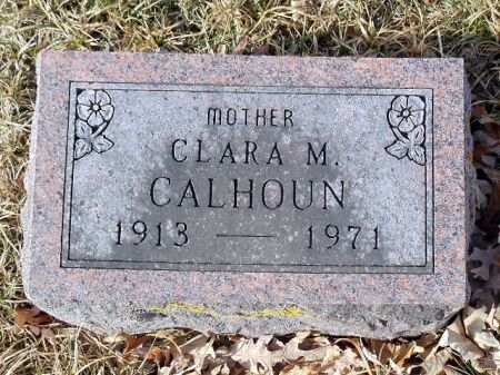LEE CALHOUN, CLARA M - Jefferson County, Iowa | CLARA M LEE CALHOUN 